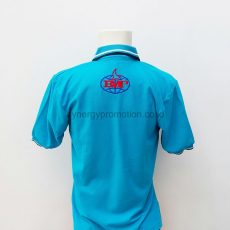 Kaos Kerah Biru langit - Image 2